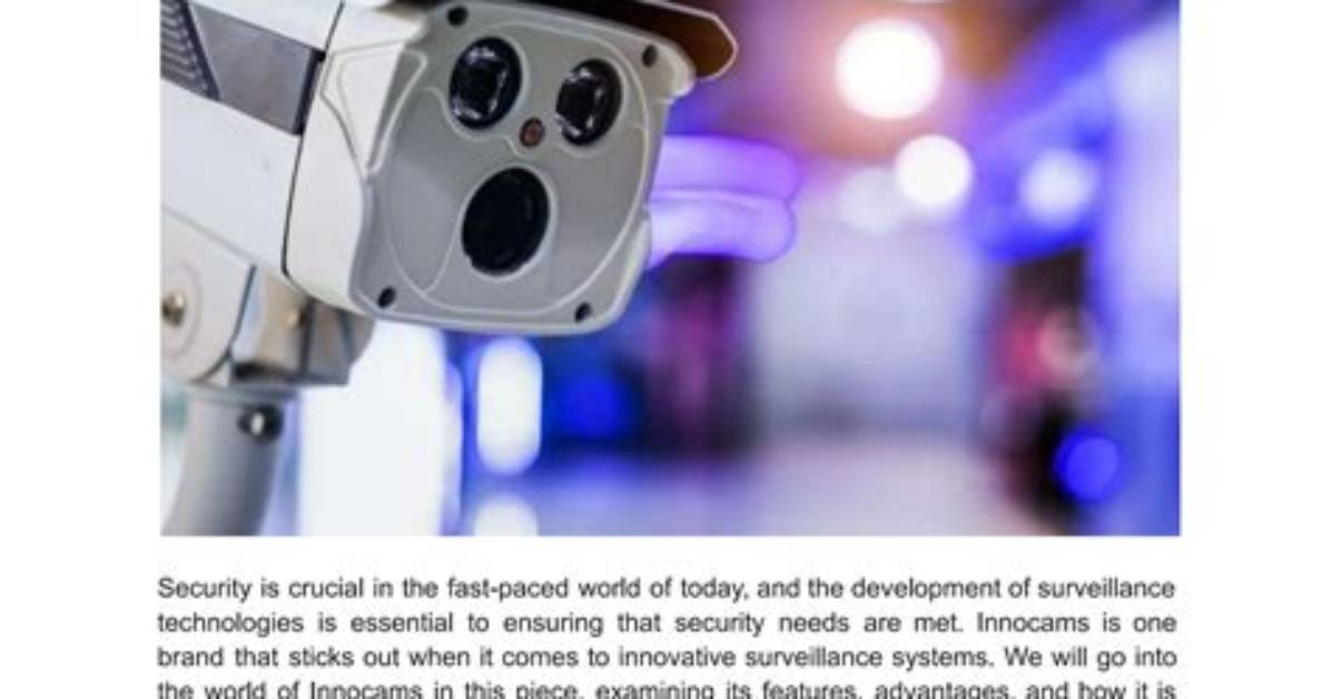 Unlocking Innovation with Innocams: Advanced Camera Technologies