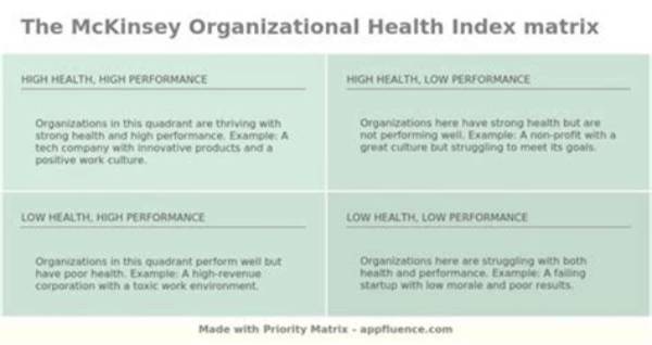 Unlocking Organizational Success with the Mckinsey Organizational Health Index