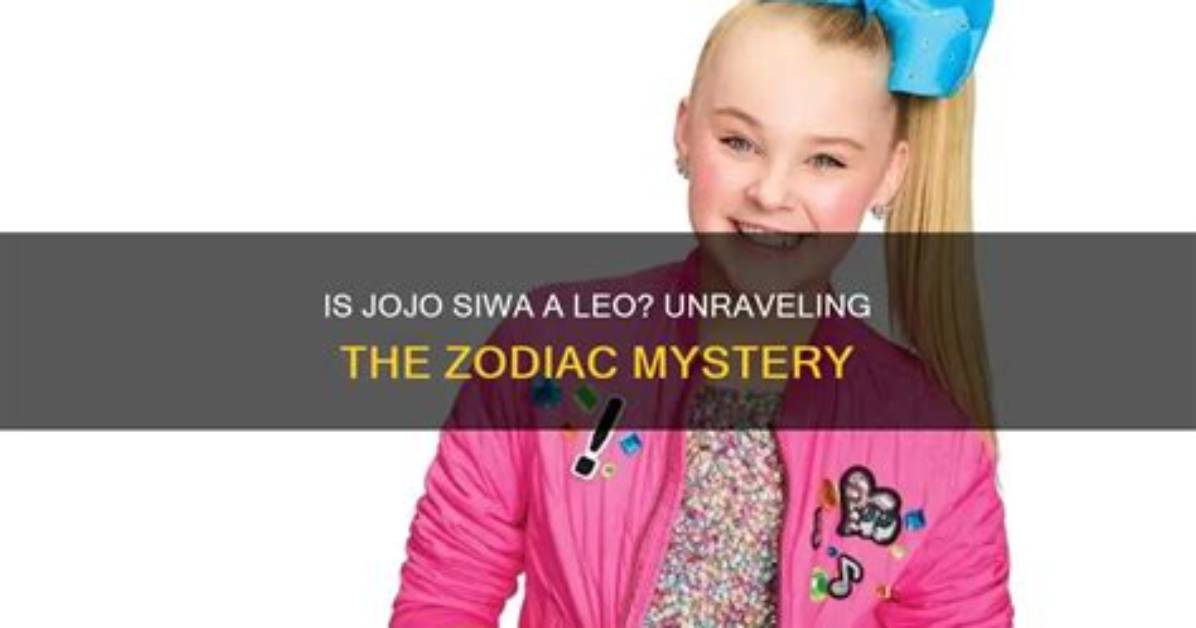 Unraveling the Mystery: Is Jojo Siwa Still Alive?