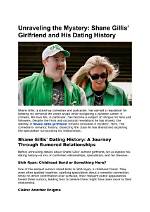 Unraveling the Mystery: Who Is Shane Gillis' Girlfriend?