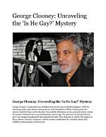 Unraveling the Rich Tapestry of George Clooney's Heritage