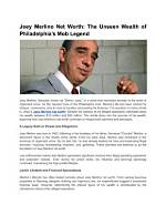 Unveiling the Enigma of Joe Merlino: the Man Behind the Legend