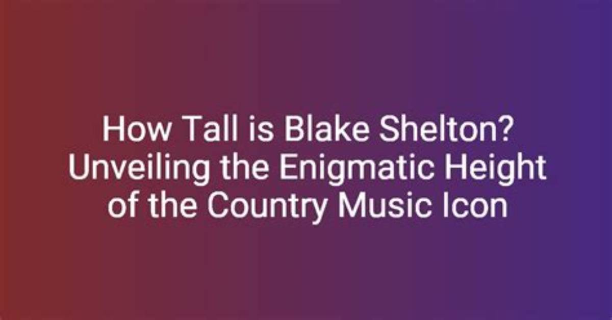 Unveiling the Height of a Music Icon