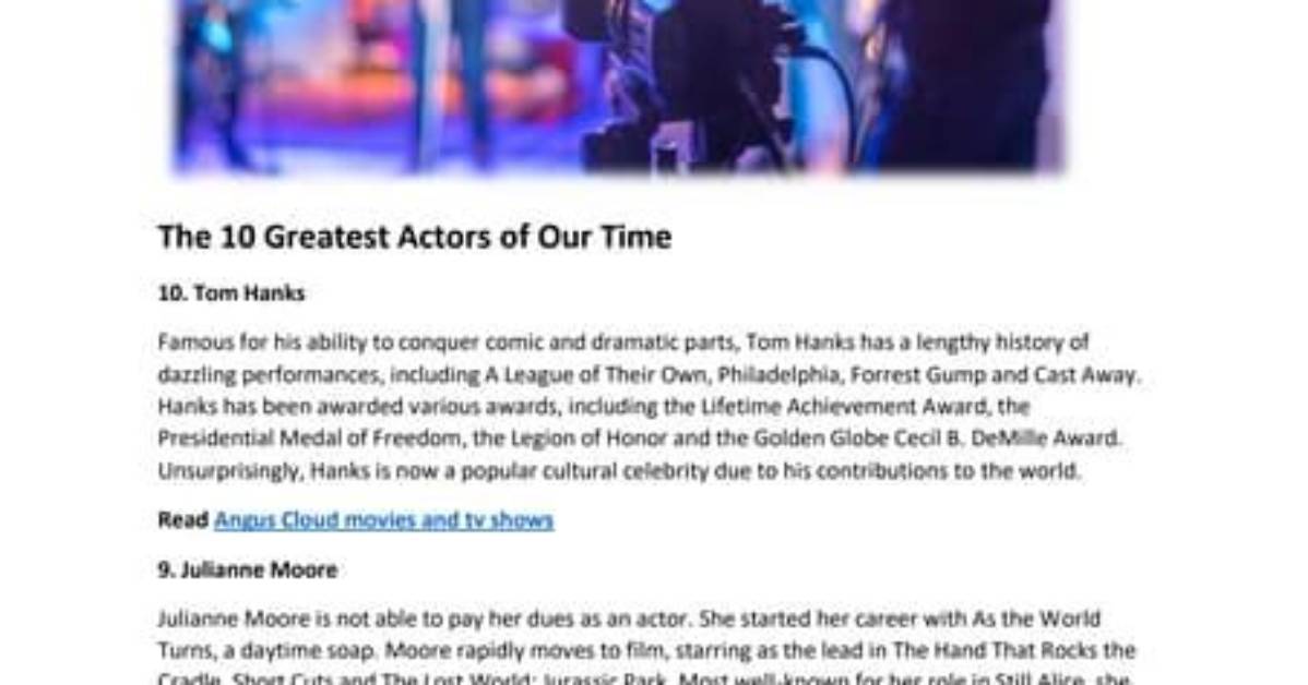 Unveiling the Hittest Actors of Our Time