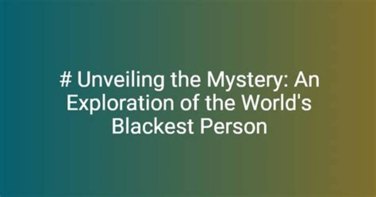 Unveiling the Mystery: Who Is the World's Heaviest Woman?