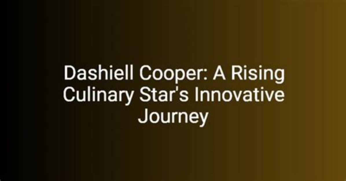 Unveiling the True Identity of Dashiell Cooper