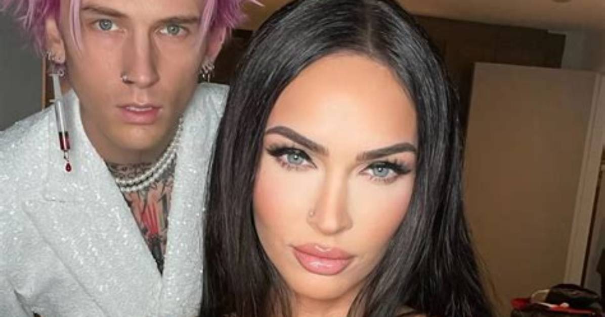 Watch Megan Fox Create a Futuristic Inspired Makeup Look on Machine Gun Kelly