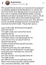 What Did Rusty Bowers Daughter Die from? Kacey Bowers Illness and Obituary