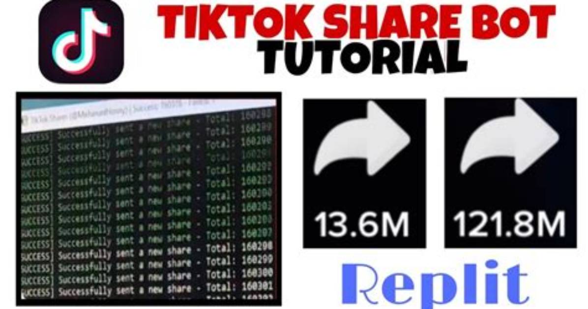 What Is the Replit Tiktok Share Bot? Free Share & Follow Bot Details
