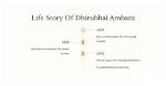 When Did Dhirubhai Ambani Pass Away?
