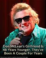 Who Is Don Mclean’s 48 Year's Younger Girlfriend Paris Dylan?
